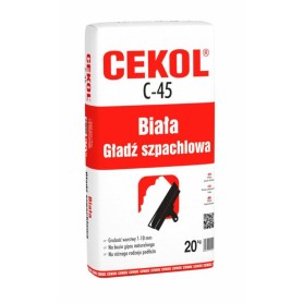 Gładź szpachlowa Cekol C-45 20kg