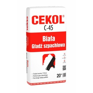 SZPACHLA GIPSOWA C-45 20kg CEKOL