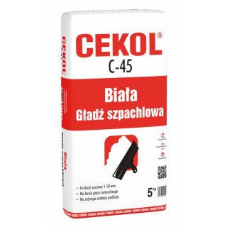 SZPACHLA GIPSOWA C-45  5kg CEKOL