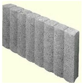 Obrzeże palisadowe gładkie 6x28x50cm perła Vestone 48szt/pal