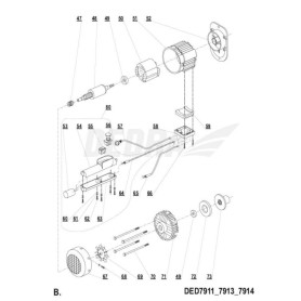 WCIĄGARKA ELEKTRYCZNA 250/500KG DEDRA DED7914