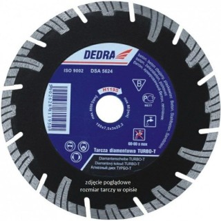 TARCZA DIAMENTOWA TURBO-T 230X22,2MM H1197 DEDRA