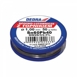 LUT Z TOPIKIEM 1,0MM 50G DEDRA 31L61005