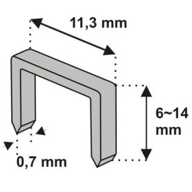 ZSZYWKI 6MM 1000SZT GRU.07 D53 DEDRA 11Z106