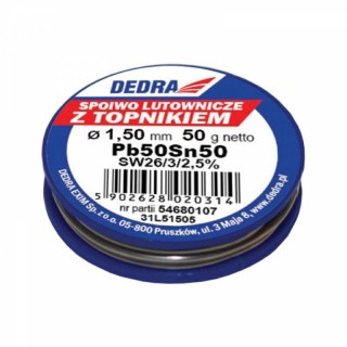 LUT Z TOPIKIEM 1,5MM 50G DEDRA 31L51505