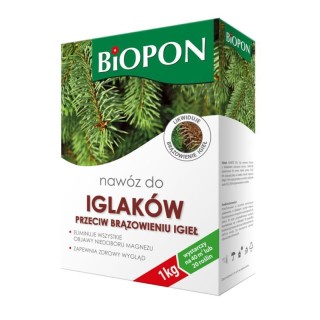 NAWÓZ PRZECIW BRĄZOWIENIU IGIEŁ 1KG BIOPON