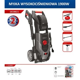 MYJKA WYSOKOCIŚNIENIOWA 1900W DED8821 DEDRA