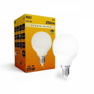 ŻARÓWKA P45 E14 LED 3KULKA 249Im 3000K  LP010WW/LP014WW