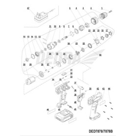 WIERTARKO-WKRĘTARKA  DED7878