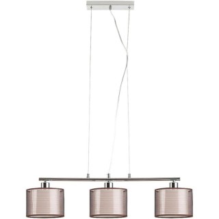 LAMPA WISZĄCA ANASTASIA E27 3x60W  CHROM/BRĄZ 2630