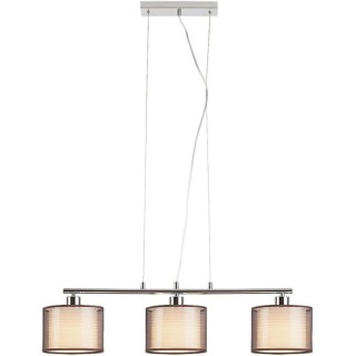 LAMPA WISZĄCA ANASTASIA E27 3x60W  CHROM/BRĄZ 2630