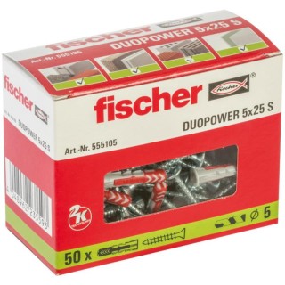 KOŁEK 5x25 S DUOPOWER FISCHER 555105 op.50szt