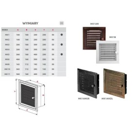 OSŁONA WENT.KOMINKOWA Z ŻAL.170x370 MK5AN MOSIĄDZ