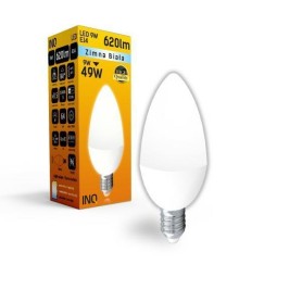 ŻARÓWKA LED B35  E14 9 ŚWIECZKA 620LM 6000K