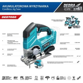 WYRZYNARKA 18V DED7060 DEDRA