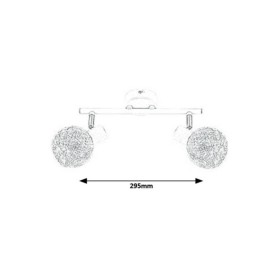 SPOT HAZEL LED 2XMAX MAT BIAŁY 5618