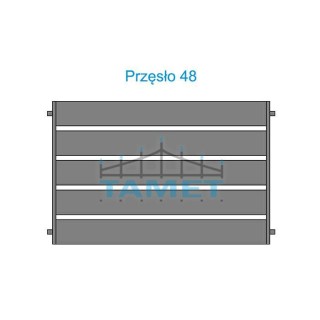 PRZĘSŁO OGRODZ.TYP 48 TAMET