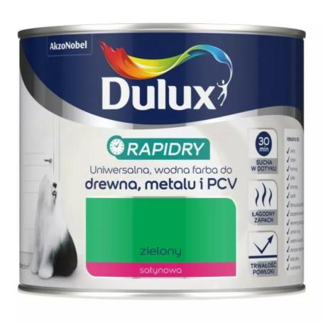 Dulux Rapidry emalia akrylowa zielona 0,4l