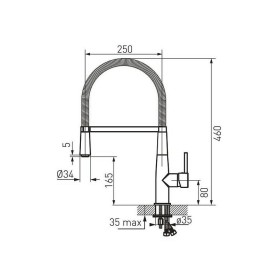 BATERIA ZLEWOZMYWAKOWA FERRO SONATA CHROM FE BNA4