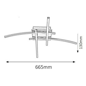 LAMPA ALEXIS LED 4x6W CHROM 2503 RABALUX