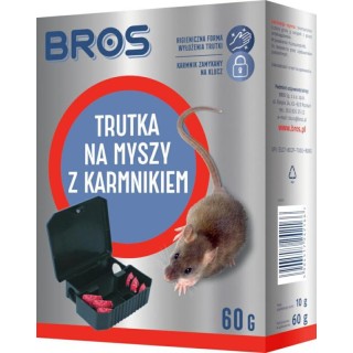 TRUTKA NA MYSZY Z KARMNIKIEM 60G BROS