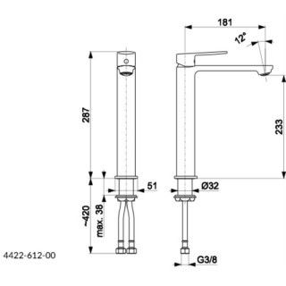 BATERIA AGAT UMYWALKA NABLATOWA 4422-612-00 ARM.KR.000163