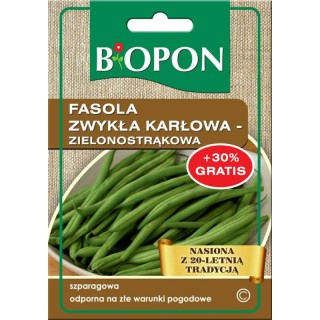 FASOLA ZWYKŁA KARŁOWA 35G ZIELONA JAGUSIA BIOPON