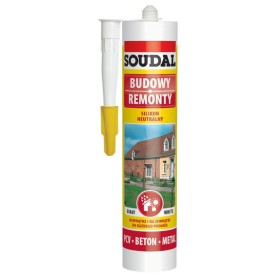 Silikon neutralny biały 280ml Soudal