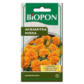 AKSAMITKA NISKA 1G NASIONA POMARAŃCZOWA BIOPON