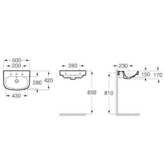 UMYWALKA 50x42cm DEBBA CR-A325996000