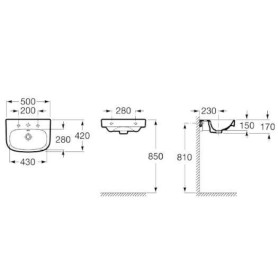 UMYWALKA 50x42cm DEBBA CR-A325996000