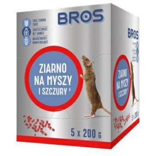 BROS ZIARNO NA SZCZURY I MYSZY 140G