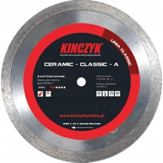 TARCZA DIAM.300x10x25,4 CERAM. CLASSIC-A 13-1018 KINCZYK