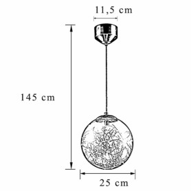 LAMPA ANDROMEDA LED 14W BEŻ LD142053 AGORA