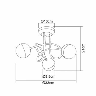 SPOT LIGHT BILA 56127-3D   AGORA