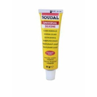 SILIKON UNIWERSALNY BIAŁY 60g SOUDAL 120027