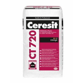 Tynk mineralny Ceresit CT720 Visage 25kg wood plaster