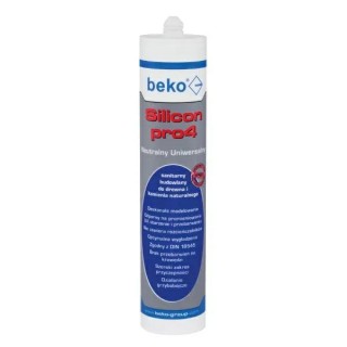 Silikon Beko Pro4 310ml srebrny           aluminiowy