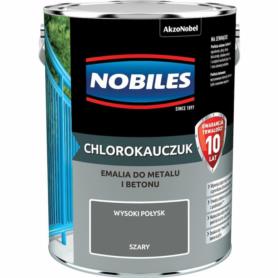 Chlorokauczuk Szary Stalowy 5L Nobiles