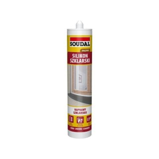 Silikon szklarski Soudal 280ml brązowy