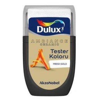 Tester Farby Dulux Ambience Ceramic  Fresh Gold 0,03L