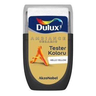 Tester Farby Dulux Ambience Ceramic  Hello Yellow 0,03L