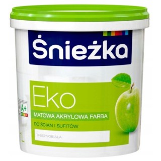 FARBA EMALIA EKO-ŚNIEŻKA LUX  1L BIAŁA