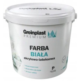 FARBA WEW.PREMIUM BIAŁA 10L FW-PR GREINPLAST AKRYLOWO-LATEKSOWA GRT130210