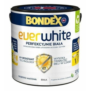 BONDEX EVER WHITE BIAŁY 2,5L