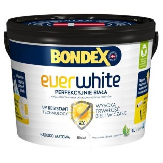 BONDEX EVER WHITE BIAŁY 9L