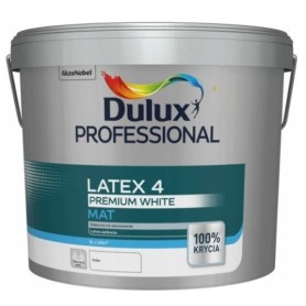 Farba Dulux Professional Latex 4 9L Biała Lateksowa do Ścian i Sufitów