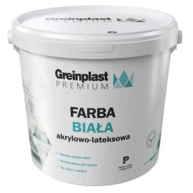 Farba Akrylowo-Lateksowa do Ścian i Sufitów Biała 5L Greinplast