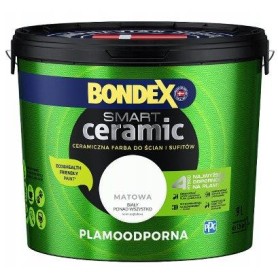 Farba Bondex Smart Ceramic 9L Biała do Ścian i Sufitów