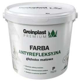 Farba Lateksowa Antyrefleksyjna Matowa Biała 3L Greinplast Premium